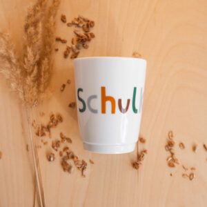 Porzellanbecher 'Adventure/Schulkind' AvaundYves