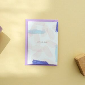 STUDIO SANDRINE Klappkarte 'Hello Baby'