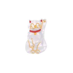 Coucou Suzette Haarclip 'Lucky Cat'