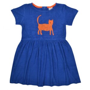 Kleid 'Coco D/Terry True Blue/S23' Baba Kidswear