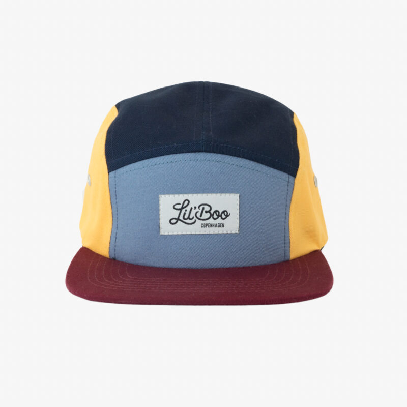 Lil' Boo Kappe 'Block Burgundy 5 Panel' – Bild 3