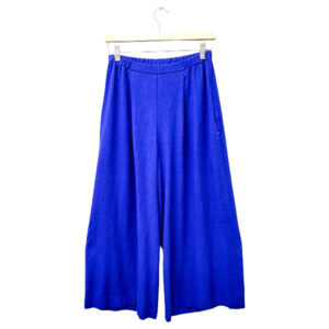 Culotte für Ladies Viskose-Leinen 'knallblau'