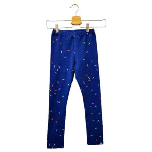 Kinder & Erwachsenen Leggings 'Konfetti blau'