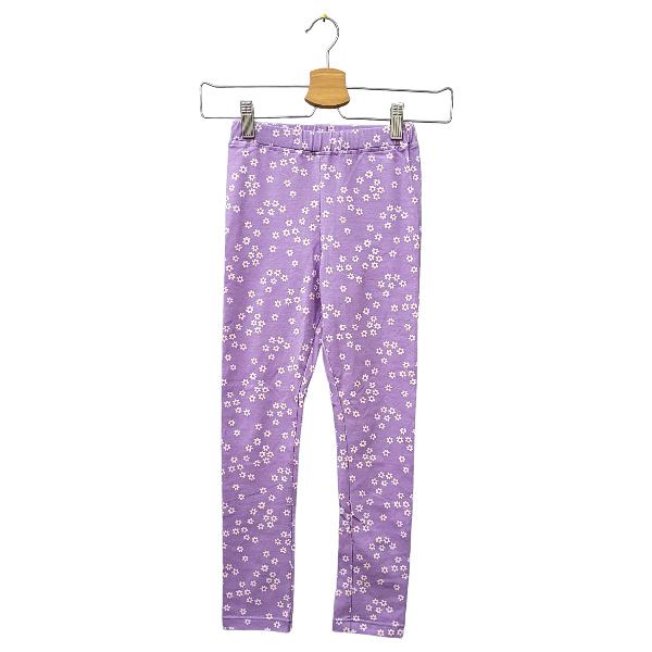 Leggings 'Margeriten flieder'
