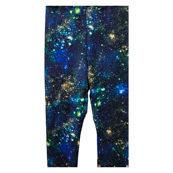 Leggings 'Galaxy blau grün' – Bild 2