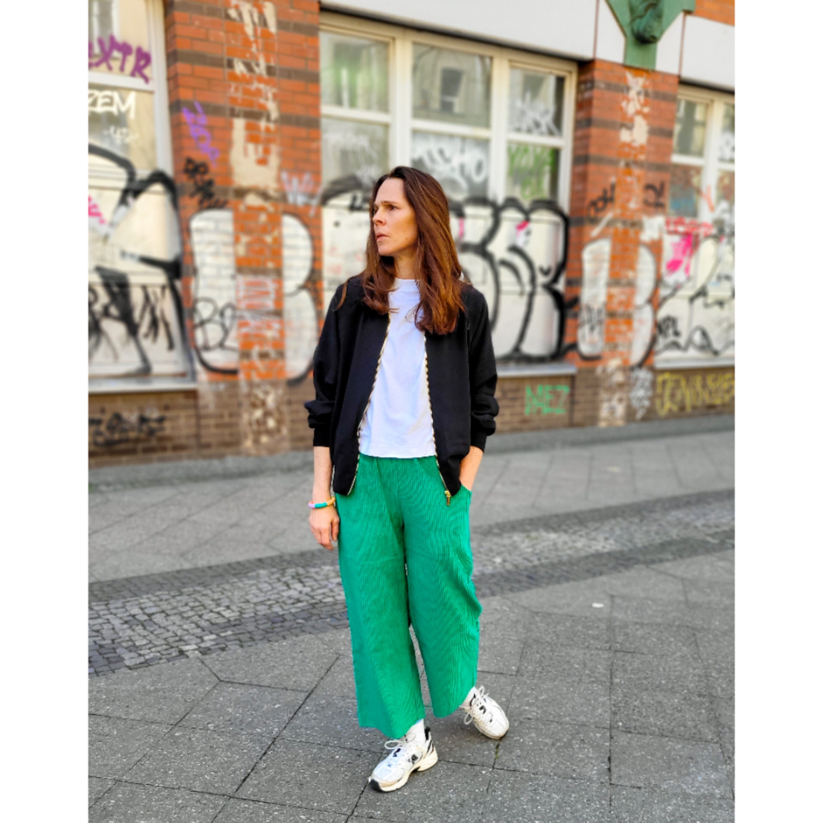 Cordula Cord Culotte Ladies 'knallgrün'