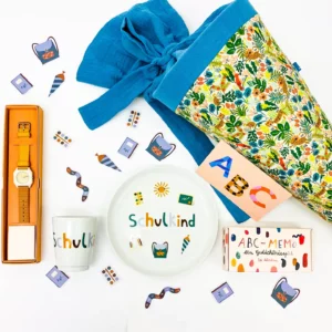 Schultüte 'Dschungel mini hell /Musselin '