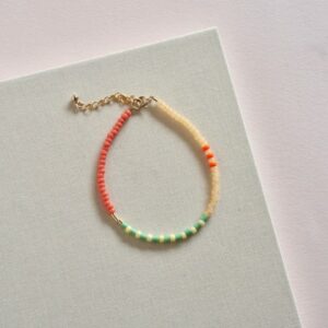 SanSan Perlenarmband LENTE 'chai latte - green apple - dusty rose'