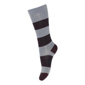 MP Denmark Clara Glitter Kniestrümpfe 'Stone Blue'