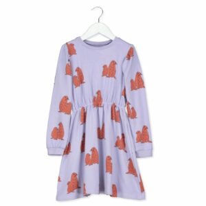 Lötiekids Kleid 'SEALS / MAUVE'