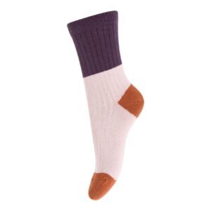 MP Denmark Socken 'block colour - alt rosa'