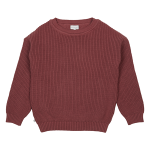 Strickpullover aus BioBaumwolle 'Rouge'