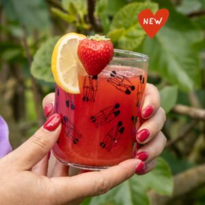 helen b Glas 'naked couple back' (einzeln oder 4er Set)