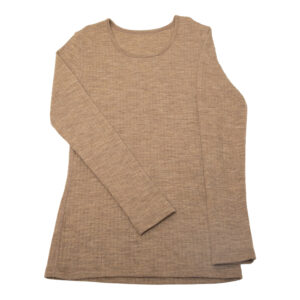 JOHA Merinowolle Longsleeve für Erwachsene 'BEIGE'