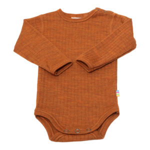 Langarm Body Joha Merinowolle 'ORANGE'