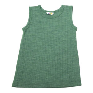 JOHA Merinowolle Unterhemd 'grün'