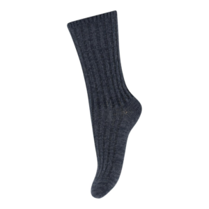 MP Denmark Quinn Wolle dicke Socken 'Dark Denim Melange'