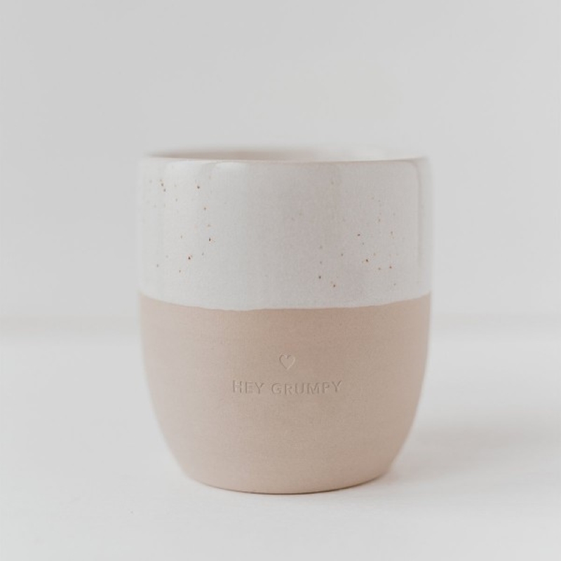 Eulenschnitt Becher 'Hey Grumpy' – Bild 2