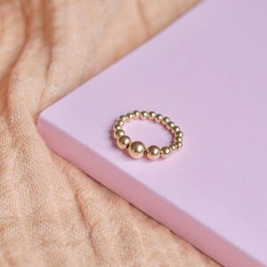 SanSan CHUNKY Gold Bubbles Ring