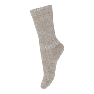 MP Denmark Quinn Wolle Socken 'Light Brown Melange'