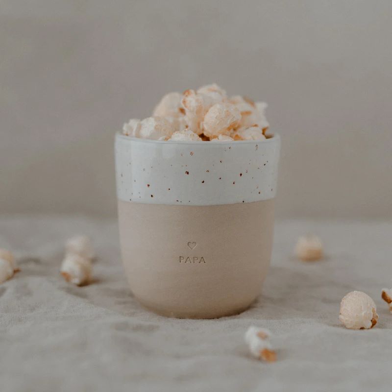 Eulenschnitt Becher 'Papa'