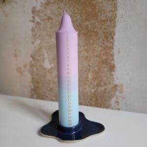 AdventskalenderKerze 'purple blue'