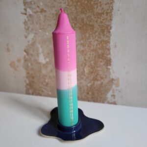 AdventskalenderKerze 'pink green'