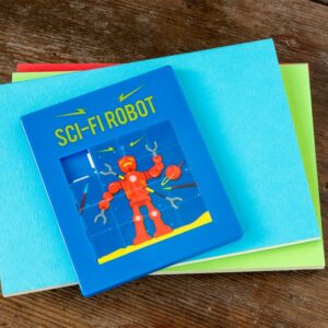 Schiebepuzzle 'Sci-Fi Roboter'