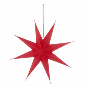Papierstern Auffaltbar 'rot' (45cm)