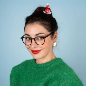 Coucou Suzette Haarklammer 'WeihnachtsmĂĽtze'