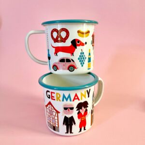 Emaille Tasse 'Germany' OMM Design