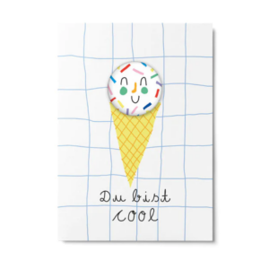 Unter Pinien Button 'Cool Streusel'