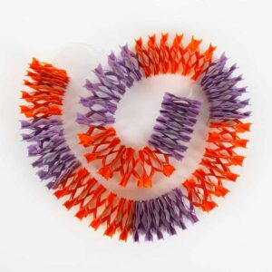 A World of Craft Girlande 'Mini' (orange/lila)