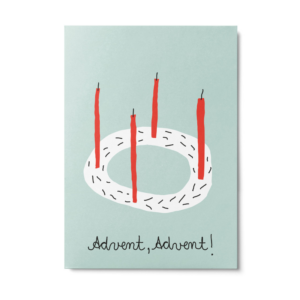 Unter Pinien Postkarte 'Advent'