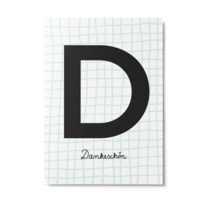 Unter Pinien Postkarte 'Dankeschön Waffel'