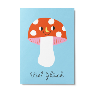 Unter Pinien Postkarte 'Glückspilz'