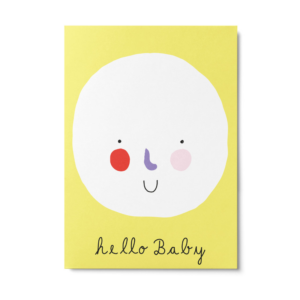 Unter Pinien Postkarte 'Hello Baby'
