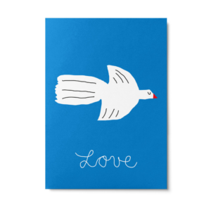 Unter Pinien Postkarte 'Lovebird'