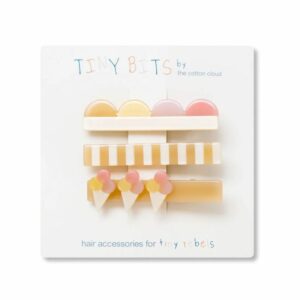 The Cotton Cloud Haarspangen 'Ice Cream' (3er-Set)