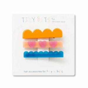 The Cotton Cloud Haarspangen 'Waves Herz' (3er-Set)