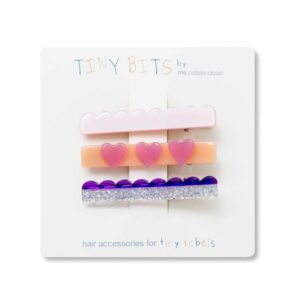 The Cotton Cloud Haarspangen 'Waves Ice' (3er-Set)