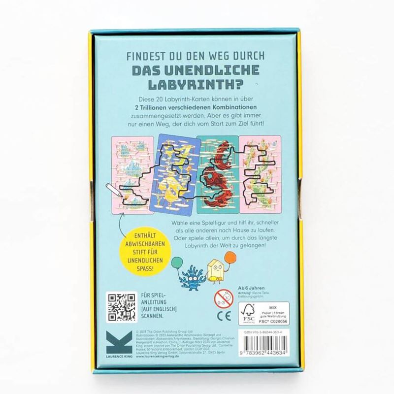 Spiel 'Das unendliche Labyrinth' Laurence King Verlag – Bild 4