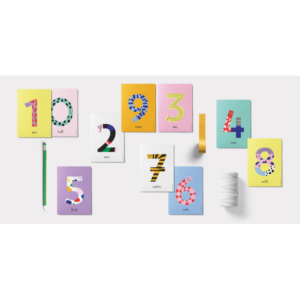 Unter Pinien Postkarte 'Zahlenparade' (verschiedene Varianten)