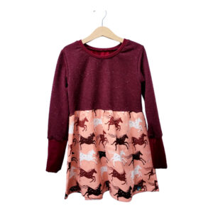 Passenkleid Pferde Kinderkleid