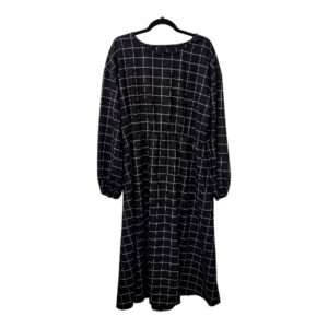 EINZELSTÜCK Gr. L  MidiKleid langarm 'Flannel Grid'