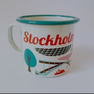 Emaille Tasse 'STOCKHOLM' OMM Design