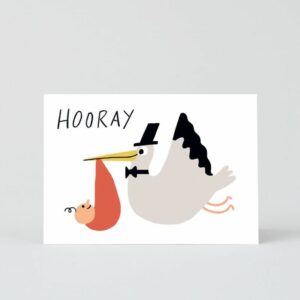 Wrap Klappkarte 'Hooray Stalk'