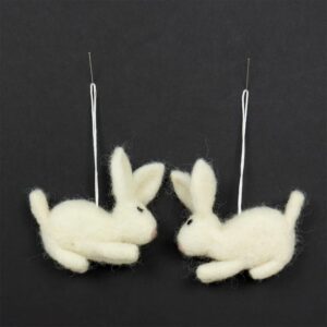 A World of Craft Osteranhänger 'Felt Rabbit'