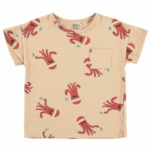 T-Shirt 'Octopuses' Lötiekids (Latte)