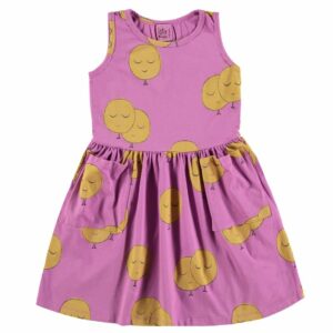 Ärmelloses Kleid 'Moons' Lötiekids (Fuchsia)